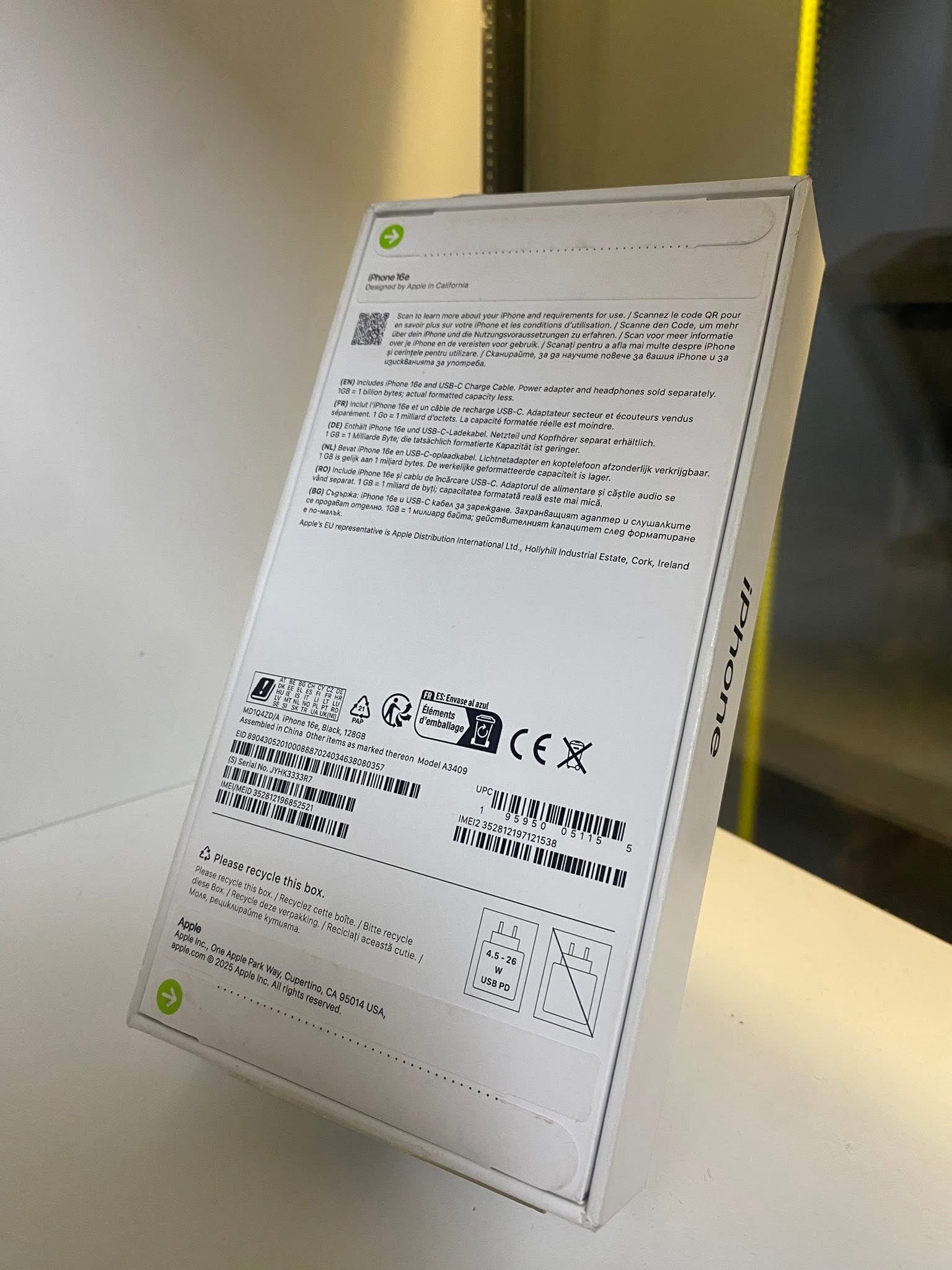 Iphone 16E 128gb Black